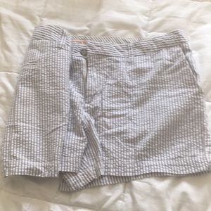Pinstriped shorts